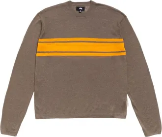 St&uuml;ssy Lightweight Striped Sweater Brown 117297-BROW