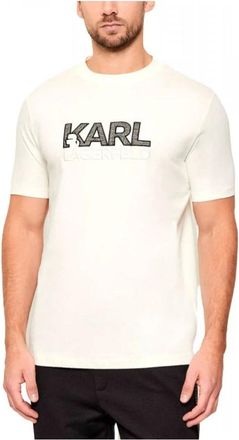 Karl Lagerfeld Uomo, Top, Bianco, L, new