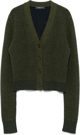 Fabiana Filippi Platinum cardigan - women - Cashmere/Silk/Merino - 40 - Green