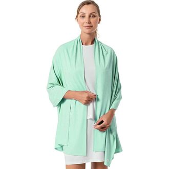 Coolibar Bhakti Sun Shawl, UPF 50+ Sun Protection in Honeydew Green at Nordstrom