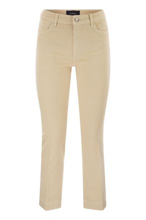 Max Mara Enna - Denim Broek met Mini Flare Linie