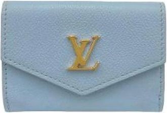 Louis Vuitton Pre-owned Vintage Portemonnee - Dames - Vintage Accessoires - Blauw - ONE Size - Leer - Vintage