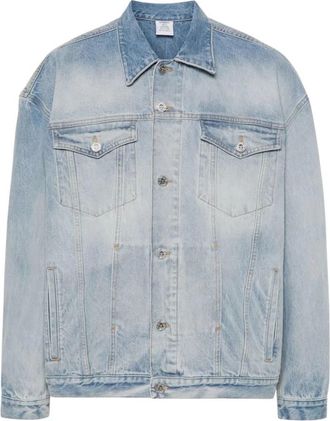 VETEMENTS Denim Jack - Heren - Spijkerjassen - Blauw - XL - Denim - Jassen