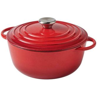 Brandani Brandani Casseruola Cocotte Rossa Ghisa Smaltata 3 lt