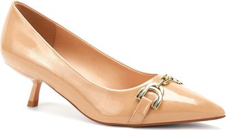Unze Women Atara Perfect Mid-Heel Courts UK Size 3-8 Beige