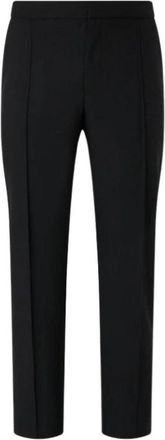 Ermenegildo Zegna Lange Formele Broek - Heren - Straight fit broeken - Zwart - 3XL - Katoen - Broeken