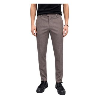 Pantaloni Torino Suit Trousers, male, Brown, Size: W36 Pantalone Rebel
