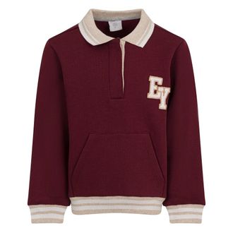 Eleventy Sweatshirt Polo - male - Eleventy - Kids Sweatshirts - Red - 4 Y - Kids