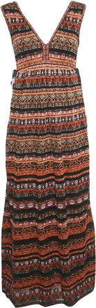 Missoni 2024 lurex gebreide jurk - Oranje