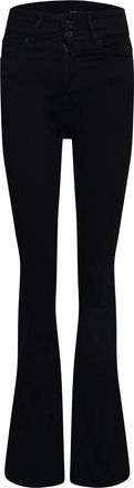 Replay Womens New Luz Bootcut Jeans in Black Cotton - Size 31W/32L
