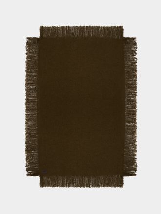 De Le Cuona Alpaca Fringed Bed Blanket (94.5in/2.4m)