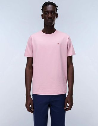 Napapijri Mens Napapijri Salis Jersey Short Sleeve T-Shirt - Pink - Size: 44