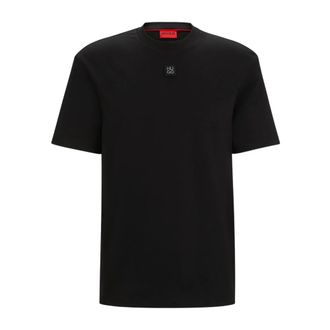 HUGO BOSS Hombre, Camisetas, Negro, Talla: XL