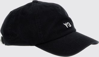 Yohji Yamamoto Cappello Y-3 in cotone con logo ricamato