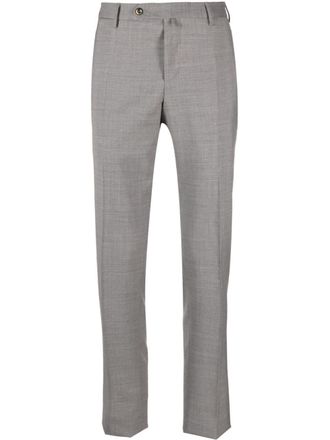 Pantaloni Torino tailored-cut tapered trousers - men - Virgin Wool/Spandex/Elastane - 52 - Grey