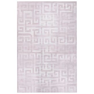 Beliani Alfombra Moderna 200 X 300 Cm De Tela Motivo Geom&eacute;trico Sala De Estar Dormitorio Apto Para Calefacci&oacute;n Por Suelo Radiante Base Antideslizante Beige Be
