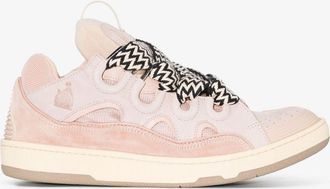 Lanvin Curb Leather Sneakers - Mens - CALFSKIN/Rubber/Elastane/PolyesterPolyester