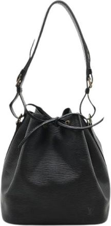 Louis Vuitton Pre-owned Bucket Bags, female, Black, Size: ONE SIZE Pre-owned Petit Noe Epi Shoulder Bag