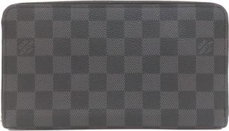 Louis Vuitton Damier Graphite Damier Graphite Damier Canvas Long Wallet (Bi-Fold) (Pre-Owned)