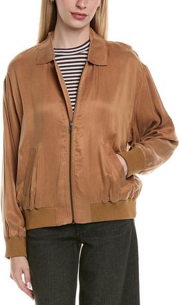 Chaser Silky Twill Johnny Zip-Up Jacket