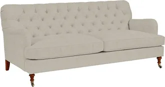 Ballard Designs Maggie 83 Inch Sofa - In Stock - Dorado Parchment Crypton - Ballard Designs