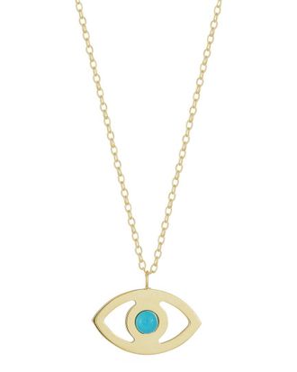 Italian Gold, Inc 14K Italian Gold Evil Eye Necklace