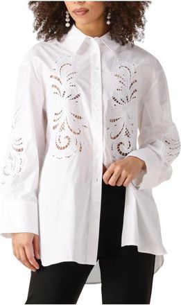 Twinset Dames, Blouses & Shirts, Wit, Maat: 2XS