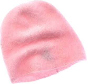 Amicale Cashmere Brushed Slouch Cashmere Beanie