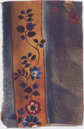 Faliero Sarti Modal and Cashmere Scarf with Romantic Floral Print