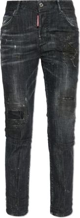 Dsquared2 Jeans Cool Girl - Dames - Slim Fit Jeans - Zwart - 2XS - Denim - Jeans