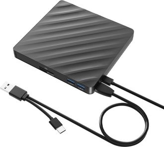 OEM Lector Blu-ray Externo - 6 En 1 - Ranura Sd Tf Y 2 Puertos Usb 3.0 - Compatible Con Windows Macos Linux - Para Ordenador Port&aacute;til Y Fijo - 1 Unidad