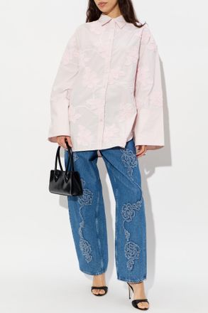 Rotate Oversized Shirt, Womens, Pink
