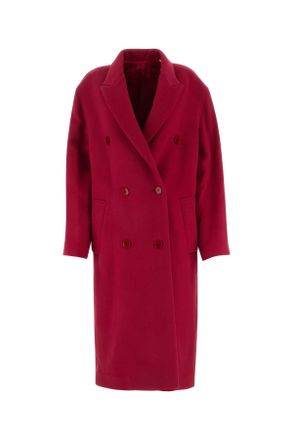 Isabel Marant Isabel Marant Bordeaux Wool Blend Theodore Coat