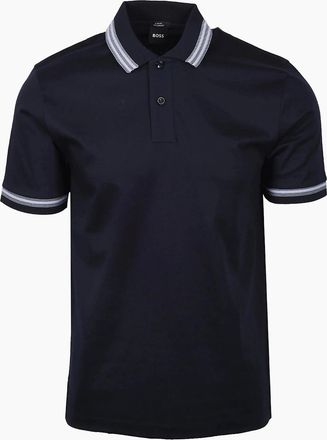 HUGO BOSS Mens Boss Black H PHILLIPSON POLO DARK BLUE - Navy - Size: 46