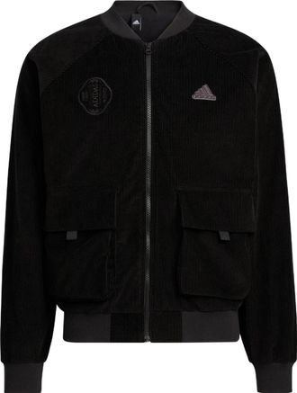 adidas St Cord Woven Jacket Black HR4445