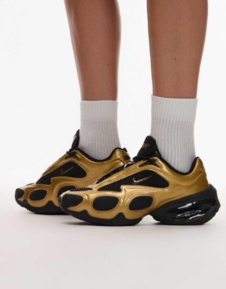 Nike Air Max Muse - Sneakers nere e oro-Nero