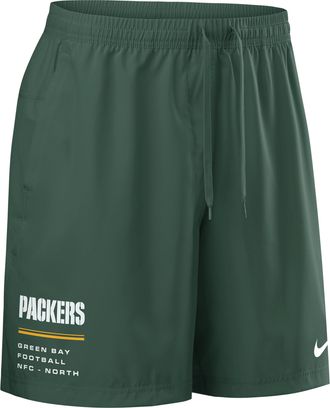 Nike Green Bay Packers Nike Mens NFL Woven Shorts in Green | 04PW3EE7T-YSJ