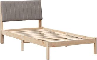 vidaXL Estructura De Cama Marr&oacute;n 100 X 200 Cm Madera De Pino Macizo Vidaxl