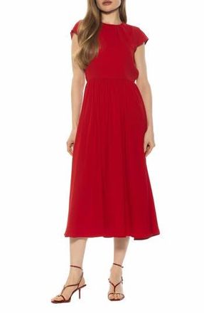 Alexia Admor Cassiane Fit & Flare Dress in Red at Nordstrom Rack, Size 10