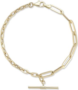 Ember Fine Jewelry 14K Gold T Bar Bracelet