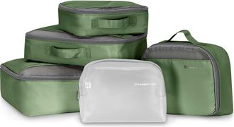 Travelers Choice 5-Piece Packing Cube Set in Sage Green at Nordstrom Rack