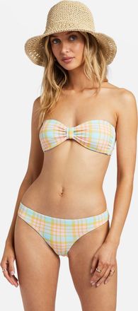 Billabong Bandeau-Bikini-Top BILLABONG Check Please, Damen, Gr. L, Cup B, bunt (multi), Obermaterial: 96% Nylon, 4% Elasthan;, Bikini-Oberteile Bandeau-Bikini-T