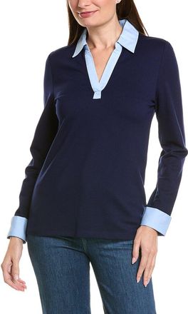 Jones New York Twofer Top Serenity Knit Pullover