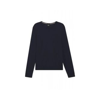 HUGO BOSS Truien & Vesten, Heren, Blauw, 3Xl, Wol, Leno-P Sweater