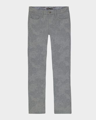Robert Graham Men & apos;s Alton Tonal Paisley Slim Five-Pocket Pants