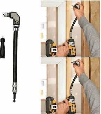 OEM Attacco Flessibile Ad Angolo Retto Da 1/4 Per Trapano/avvitatore Per La Lavorazione Del Legno