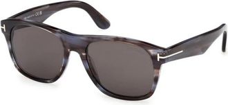 Tom Ford Authentieke Marlon-02 Bril- Premium Kwaliteit! - Heren - Zonnebrillen - Bruin - 55 MM - Accessoires