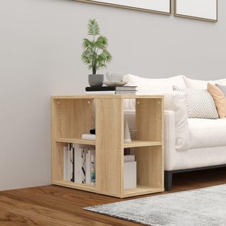vidaXL Vidaxl - Armario Auxiliar Madera Contrachapada Roble Sonoma 60x30x50 Cm