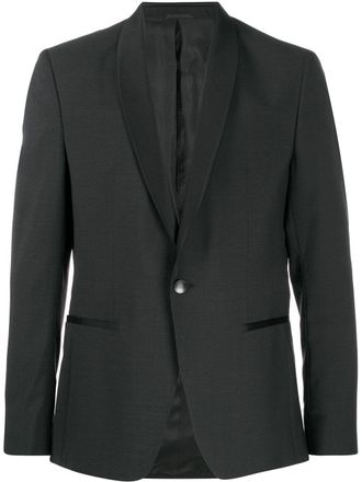 Calvin Klein Jeans Blazer con bordi satinati - Nero