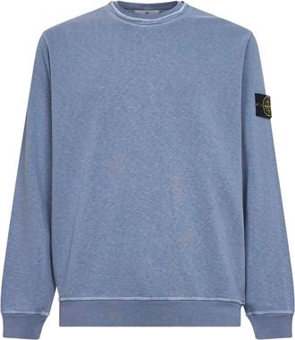 Stone Island Badge Ribbed Sweatshirt